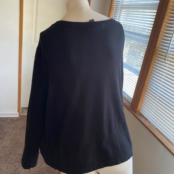 Inc International Concept Black Retro Gem Cardigan, size 3X - Picture 2 of 3
